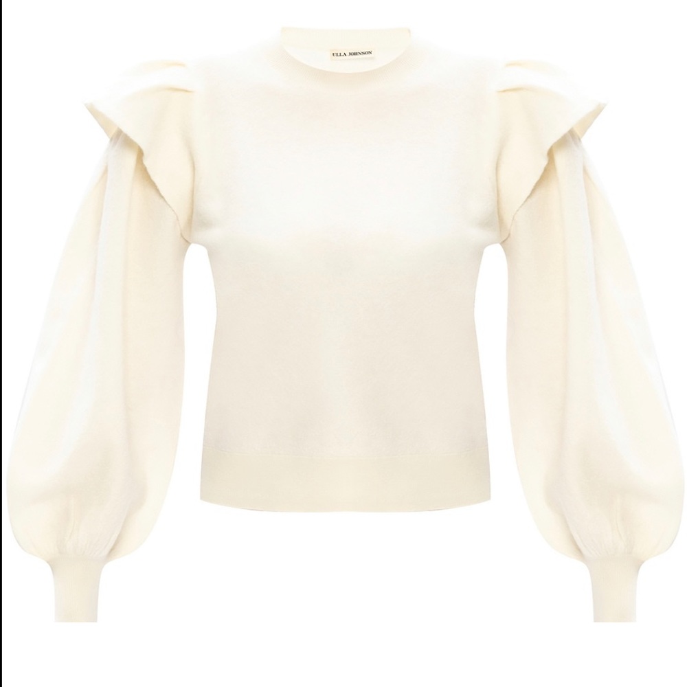 Ulla Johnson cream Lorena Wool Sweater women's size Small